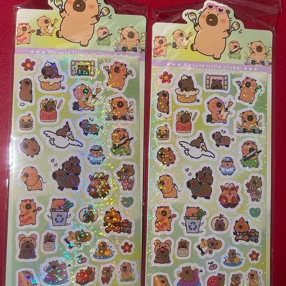 Capybara Sticker Sheet - Picture 3 of 3